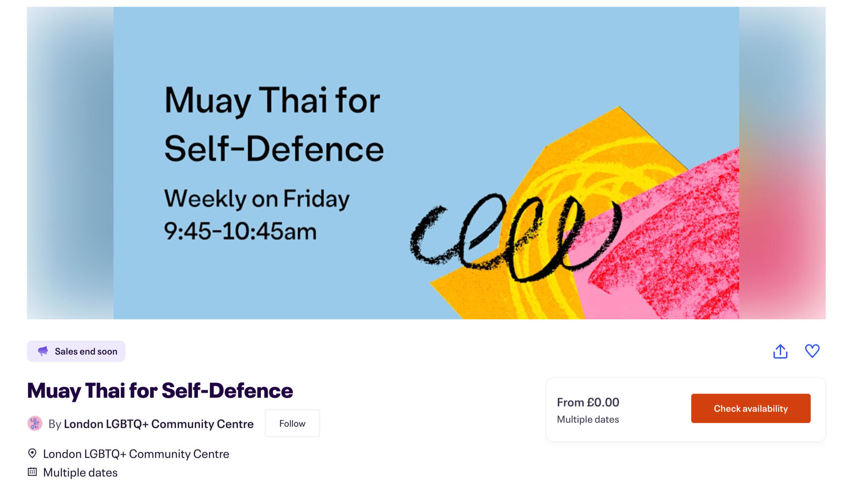 London LGBTQ+ Community Centre | Every Friday 9:45am